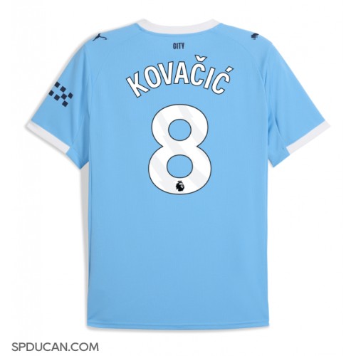 Muški Nogometni Dres Manchester City Mateo Kovacic #8 Domaci 2025-26 Kratak Rukav